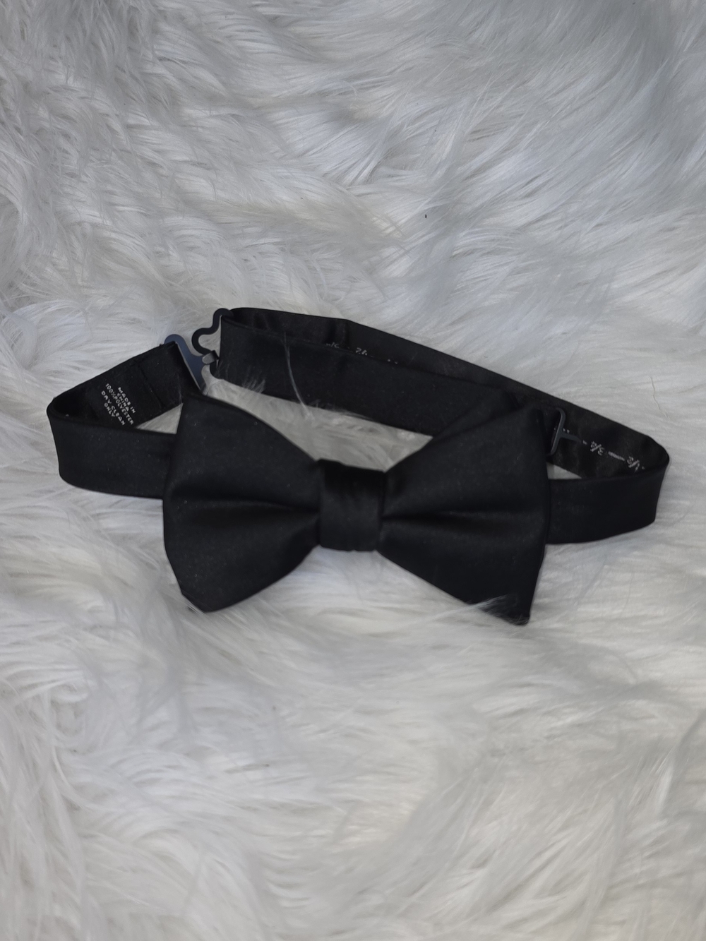 Express Black Pre-Tied Bow Tie for Men